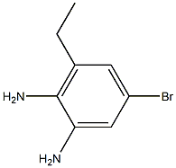 5-BROMO-3-ETHYLBENZENE-1,2-DIAMINE 结构式