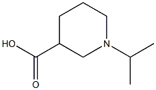 1-ISOPROPYLPIPERIDINE-3-CARBOXYLIC ACID 结构式