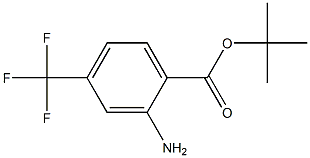 2-AMINO-4-TRIFLUOROMETHYL-BENZOIC ACID T-BUTYL ESTER 结构式