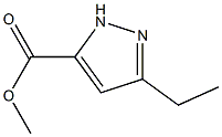 3-Ethyl-1H-pyrazole-5-carboxylate methyl ester 结构式