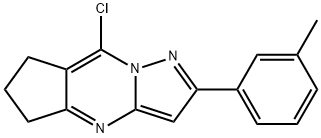 8-Chloro-2-m-tolyl-6,7-dihydro-5H-cyclopenta[d]-pyrazolo[1,5-a]pyrimidine