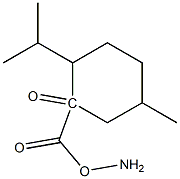 3-Amino-(-)-menthone-3-carboxylic acid 结构式
