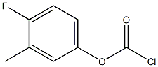 3-METHYL-4-FLUOROPHENYL CHLOROFORMATE 结构式