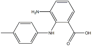 3-AMINO-2-P-TOLYLAMINO-BENZOIC ACID 结构式