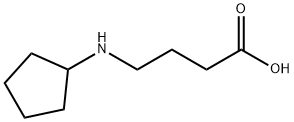 4-(CYCLOPENTYLAMINO)BUTANOIC ACID 结构式