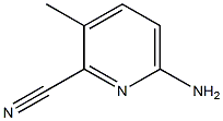 6-AMINO-3-METHYLPYRIDINE-2-CARBONITRILE 结构式