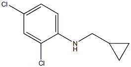 (1S)(2,4-DICHLOROPHENYL)CYCLOPROPYLMETHYLAMINE 结构式