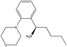 (1R)-1-(2-MORPHOLIN-4-YLPHENYL)PENTYLAMINE 结构式