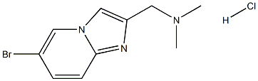 (6-Bromoimidazo[1,2-a]pyridin-2-yl)-N,N-dimethylmethanamine hydrochloride 结构式