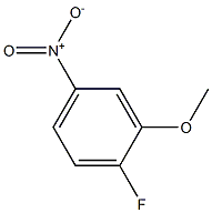 3-甲氧基-4-氟硝基苯 结构式