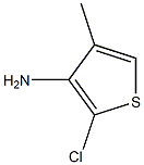 2-CHLORO-3-AMINO-4-METHYLTHIOPHENE 结构式