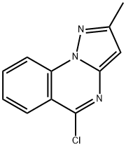 5-CHLORO-2-METHYLPYRAZOLO[1,5-A]QUINAZOLINE 结构式