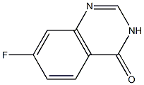 7-FLUORO-3H-QUINAZOLIN-4-ONE 结构式