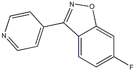 6-FLUORO-3-(PYRIDIN-4-YL)BENZO[D]ISOXAZOLE 结构式