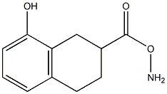 2-AMINO-8-HYDROXY-1,2,3,4-TETRAHYDRO-NAPHTHALENE-2-CARBOXYLIC ACID 结构式