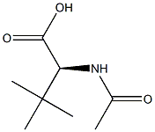 N-乙酰-L-叔亮氨酸 结构式