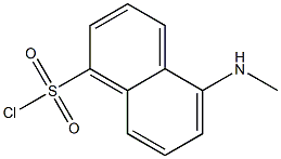 5-METHYLAMINO-NAPHTHALENE-1-SULFONYL CHLORIDE 结构式