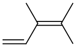 3,4-DIMETHYL-1,3-PENTADIENE 结构式