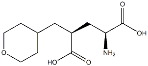 (2S,4S)-2-AMINO-4-(TETRAHYDRO-PYRAN-4-YLMETHYL)-PENTANEDIOIC ACID 结构式