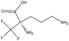 2-(TRIFLUOROMETHYL)ORNITHINE 结构式