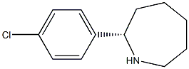 (S)-2-(4-CHLOROPHENYL)AZEPANE 结构式