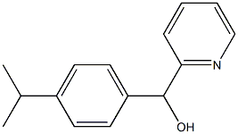 4-ISOPROPYLPHENYL-(2-PYRIDYL)METHANOL 结构式