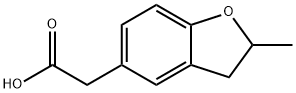 (2-METHYL-2,3-DIHYDRO-BENZOFURAN-5-YL)-ACETIC ACID 结构式