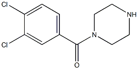 1-(3,4-DICHLOROBENZOYL)PIPERAZINE 结构式