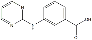 3-(PYRIMIDIN-2-YLAMINO)BENZOIC ACID 结构式