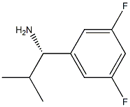 (1S)-1-(3,5-DIFLUOROPHENYL)-2-METHYLPROPYLAMINE 结构式