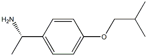 (1S)-1-[4-(2-METHYLPROPOXY)PHENYL]ETHYLAMINE 结构式