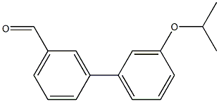 3-(3-ISOPROPOXYPHENYL)BENZALDEHYDE 结构式