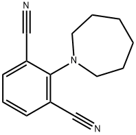 2-(1-AZEPANYL)ISOPHTHALONITRILE 结构式