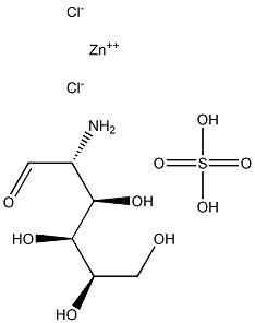 GLUCOSAMINE SULFATE ZINC CHLORIDE 结构式