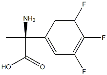 (2S)-2-AMINO-2-(3,4,5-TRIFLUOROPHENYL)PROPANOIC ACID 结构式