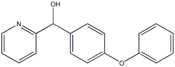 4-PHENOXYPHENYL-(2-PYRIDYL)METHANOL 结构式