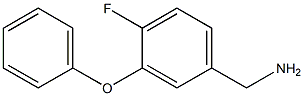 4-FLUORO-3-PHENOXYBENZYLAMINE 结构式