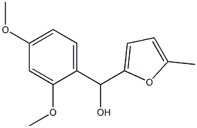 2,4-DIMETHOXYPHENYL-(5-METHYL-2-FURYL)METHANOL 结构式