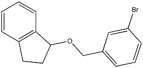 3-BROMOBENZYL-(1-INDANYL)ETHER 结构式