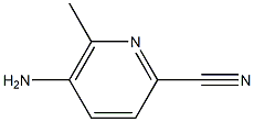 5-AMINO-6-METHYLPYRIDINE-2-CARBONITRILE 结构式