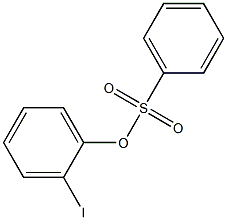 2-IODOPHENYL PHENYLSULFONATE 结构式