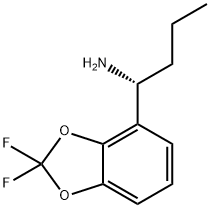 (1R)-1-(2,2-DIFLUOROBENZO[D]1,3-DIOXOLEN-4-YL)BUTYLAMINE 结构式