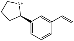 (2R)-2-(3-VINYLPHENYL)PYRROLIDINE 结构式