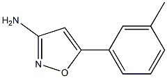 5-M-TOLYLISOXAZOL-3-AMINE 结构式