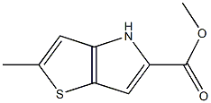 METHYL 2-METHYL-4H-THIENO[3,2-B]PYRROLE-5-CARBOXYLATE 结构式