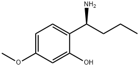 2-((1S)-1-AMINOBUTYL)-5-METHOXYPHENOL 结构式