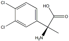 (2S)-2-AMINO-2-(3,4-DICHLOROPHENYL)PROPANOIC ACID 结构式