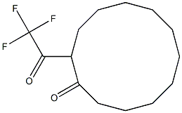 2-(TRIFLUOROACETYL)CYCLODODECANONE 结构式