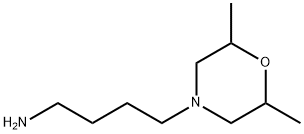 4-(2,6-DIMETHYL-MORPHOLIN-4-YL)-BUTYLAMINE 结构式