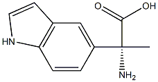 (2R)-2-AMINO-2-INDOL-5-YLPROPANOIC ACID 结构式
